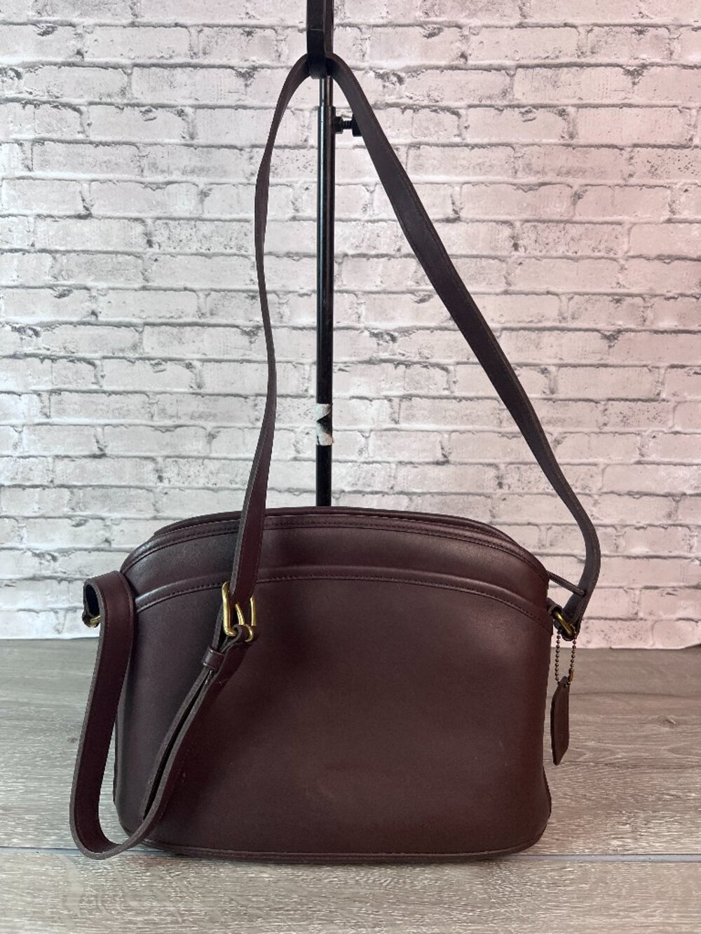 Coach 9976 Anderson Zip Top Brown Vintage Cross Body Bag